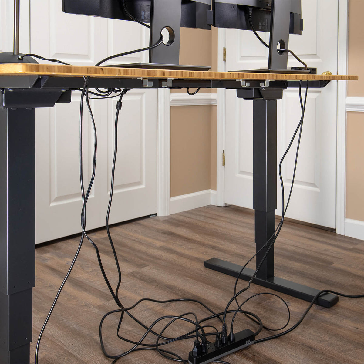 🔌 standing desk cable management